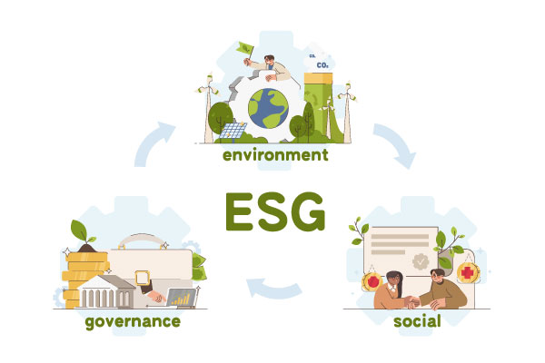 pilares finanzas sostenibles y ESG: cuidado ambiental, impacto social y buen gobierno